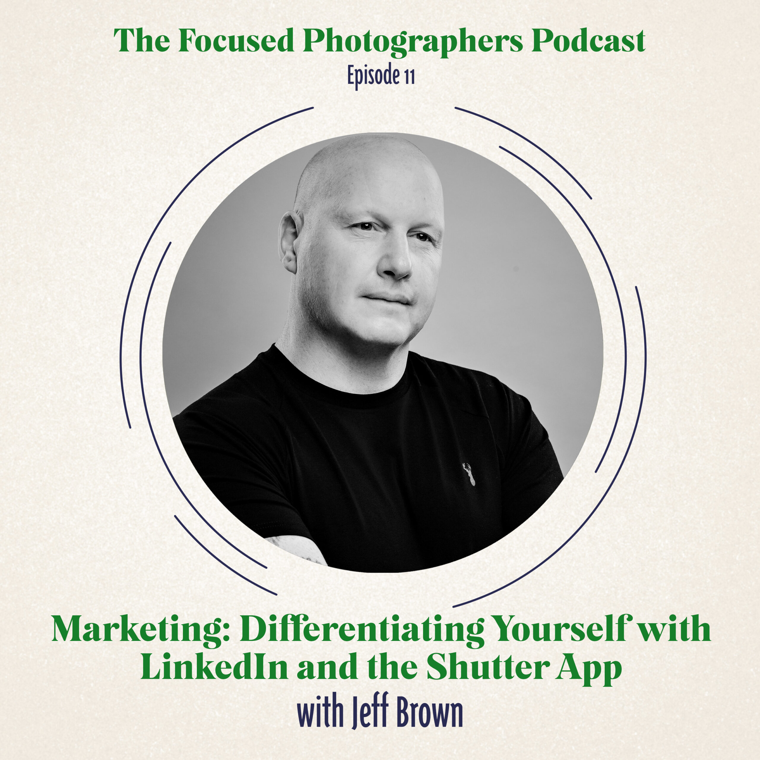 Episode 11 Title Cover for Jeff Brown on Marketing, Differentiating yourself with LinkedIn and The Shutter App